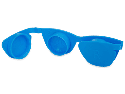 Estuche para lentillas OptiShades - azul 