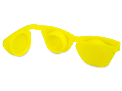 Estuche para lentillas OptiShades - amarillo 