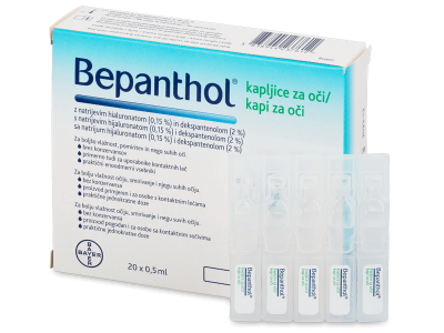 Gotas oculares Bepanthol 20x 0,5 ml