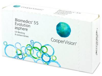 Biomedics 55 Evolution (6 lentillas) - Lentes de contacto mensuales