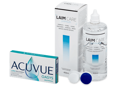 Acuvue Oasys Multifocal (6 Lentillas) + Líquido Laim-Care 400 ml