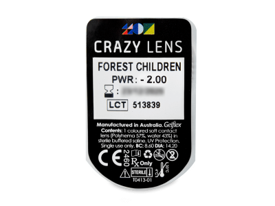 CRAZY LENS - Forest Children - Diarias Graduadas (2 Lentillas) - Previsualización del blister