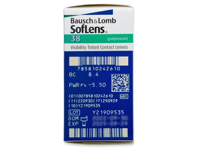 SofLens 38 (6 lentillas) - Previsualización de atributos