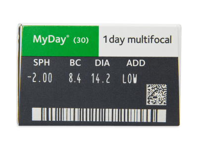 MyDay daily disposable multifocal (30 lentillas) - Previsualización de atributos