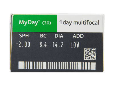 MyDay daily disposable multifocal (30 lentillas) - Previsualización de atributos