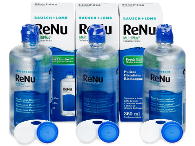 Líquido ReNu MultiPlus 3 x 360 ml  - Pack ahorro - solución triple