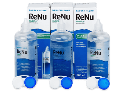 Líquido ReNu MultiPlus 3 x 360 ml - Pack ahorro - solución triple