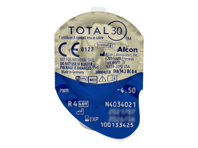 TOTAL30 (3 lentillas) - Previsualización del blister