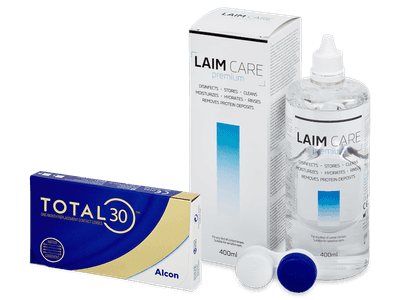 TOTAL30 (3 Lentillas) + LAIM-CARE 400 ml