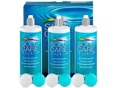 Líquido SoloCare Aqua 3 x 360 ml - Diseño antiguo