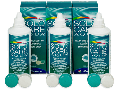 Líquido SoloCare Aqua 3 x 360 ml