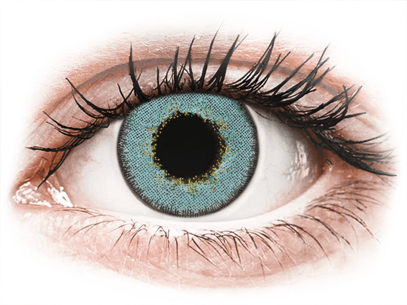 TopVue Daily Color - Blue - Diarias graduadas (2 Lentillas) - Lentillas de colores