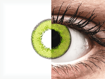 TopVue Daily Color - Fresh Green - Diarias sin graduación (2 Lentillas)