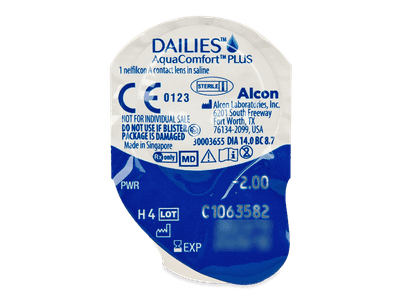 Dailies AquaComfort Plus (90 lentillas) - Previsualización del blister