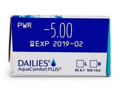 Dailies AquaComfort Plus (30 lentillas) - Previsualización de atributos