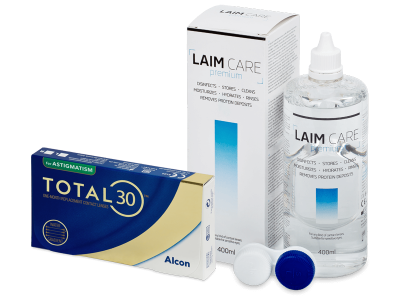 TOTAL30 for Astigmatism (6 Lentillas) + LAIM-CARE 400 ml