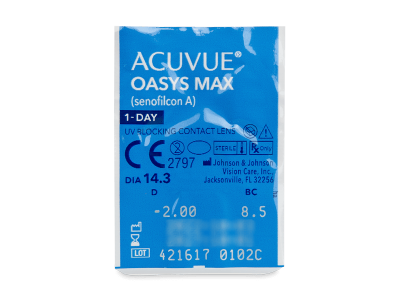 Acuvue Oasys Max 1-Day (30 lentillas) - Previsualización del blister
