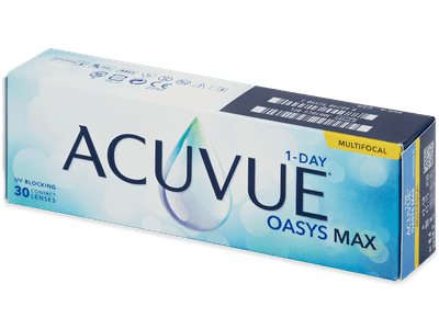 Acuvue Oasys Max 1-Day Multifocal (30 lentillas) - Lentes de contacto multifocales