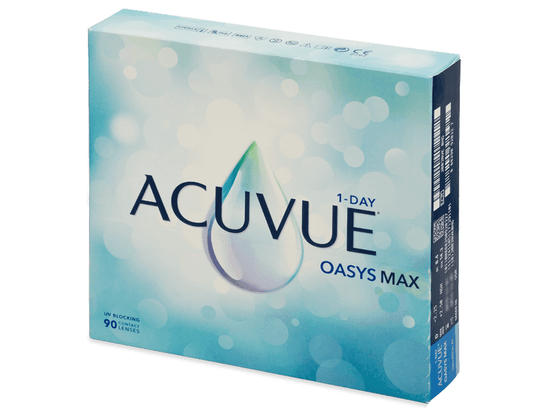 Acuvue Oasys Max 1-Day (90 lentillas) - Lentillas diarias desechables