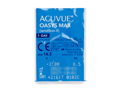 Acuvue Oasys Max 1-Day (90 lentillas) - Previsualización del blister