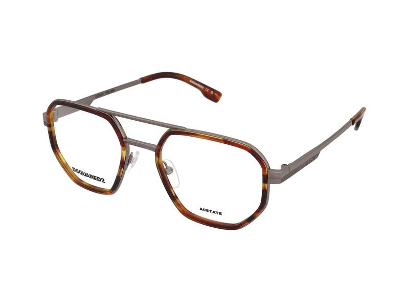 Lunettes De Vue Dsquared2 D2 0111 Noir - Taille 52/20/145, Homme, Neuf Avec étiquettes