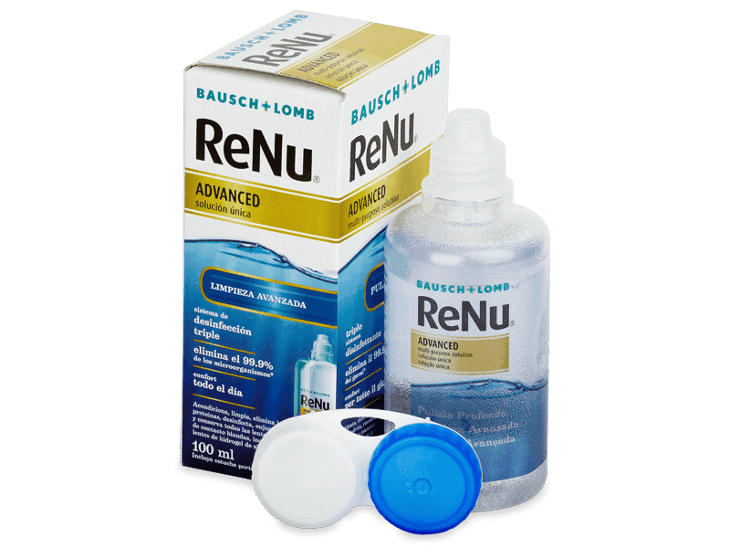 Limpiar Lentes Renu Lentes De Contacto Líquido ReNu Advanced 100 Ml