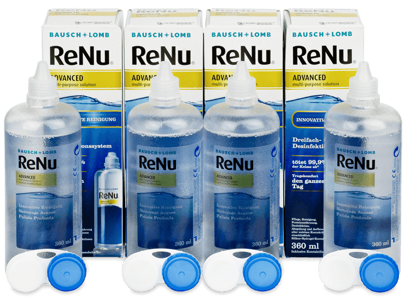 Líquido ReNu Advanced 4 x 360 ml - Pack económico 4 - líquido