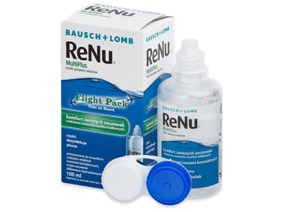Líquido ReNu MultiPlus Flight Pack 100 ml - líquido de limpieza