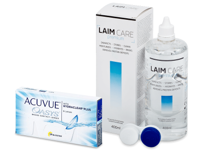 Acuvue Oasys (6 lentillas) + Líquido Laim-Care 400 ml