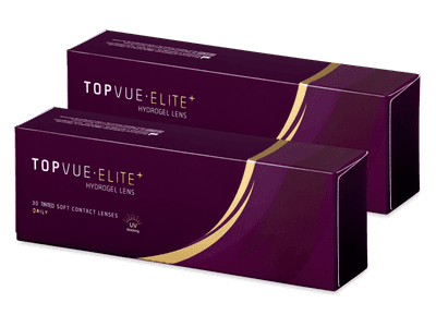 TopVue Elite+ (2x30 lentillas = 1 Cantidad) - Lentillas diarias desechables