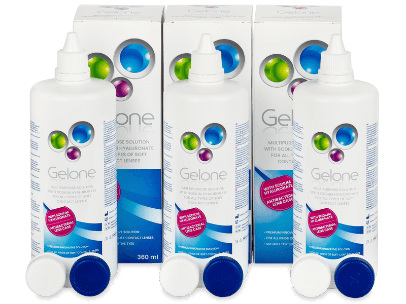 Líquido Gelone 3 x 360 ml - Pack ahorro - solución triple