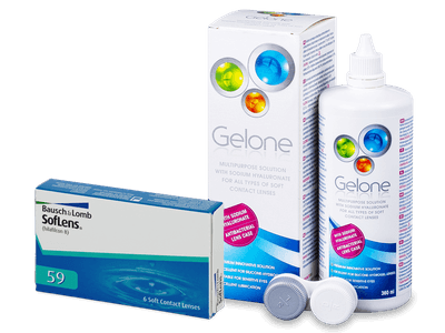 SofLens 59 (6 Lentillas) + Líquido Gelone 360 ml