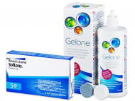 SofLens 59 (6 Lentillas) + Líquido Gelone 360 ml Pack lentillas + Gelone - SofLens 59 (6 Lentillas) + Líquido Gelone 360 ml