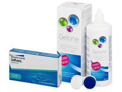 SofLens 59 (6 Lentillas) + Líquido Gelone 360 ml