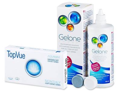 TopVue Monthly (6 Lentillas) + Gelone 360 ml
