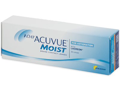 1 Day Acuvue Moist for Astigmatism (30 lentillas) - Lentillas tóricas