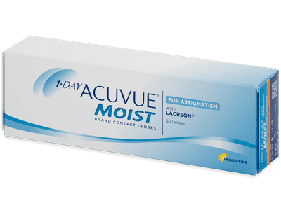 1 Day Acuvue Moist for Astigmatism (30 lentillas) - Lentillas tóricas