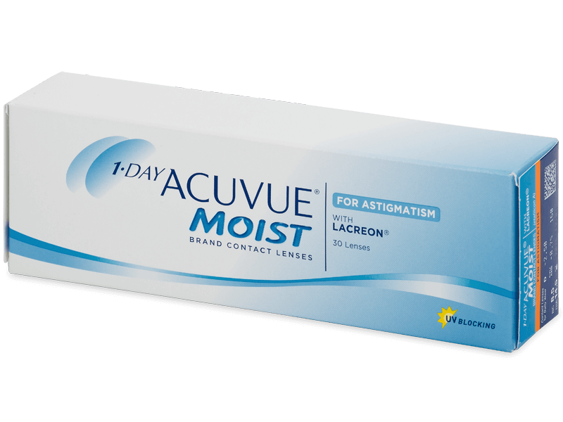 1 Day Acuvue Moist for Astigmatism (30 lentillas) - Lentillas tóricas