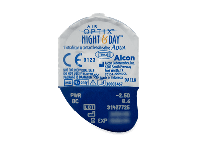 Air Optix Night and Day Aqua (3 lentillas) - Previsualización del blister