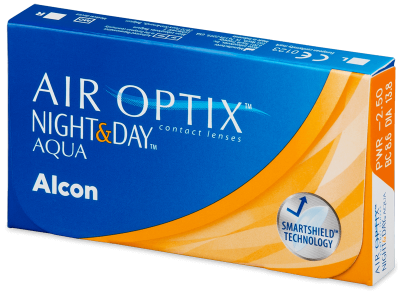 Air Optix Night and Day Aqua (3 lentillas) - Lentes de contacto mensuales