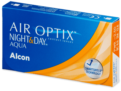 Air Optix Night and Day Aqua (6 lentillas) - Lentes de contacto mensuales