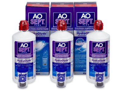 Líquido AO SEPT PLUS HydraGlyde 3 x 360 ml