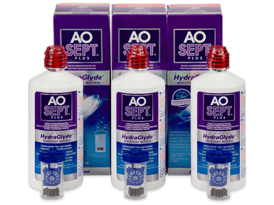 Líquido AO SEPT PLUS HydraGlyde 3 x 360 ml - Este producto también está disponible en esta variación de empaque