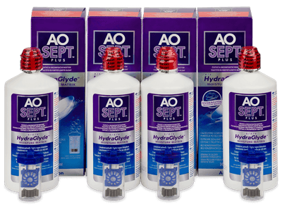 Líquido AO SEPT PLUS HydraGlyde 4 x 360 ml - Este producto también está disponible en esta variación de empaque