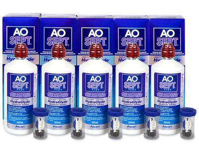 Líquido AO SEPT PLUS HydraGlyde 5 x 360 ml