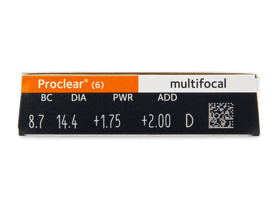 Proclear Multifocal (6 lentillas) - Previsualización de atributos