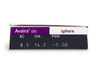 Avaira (6 lentillas) - Previsualización de atributos